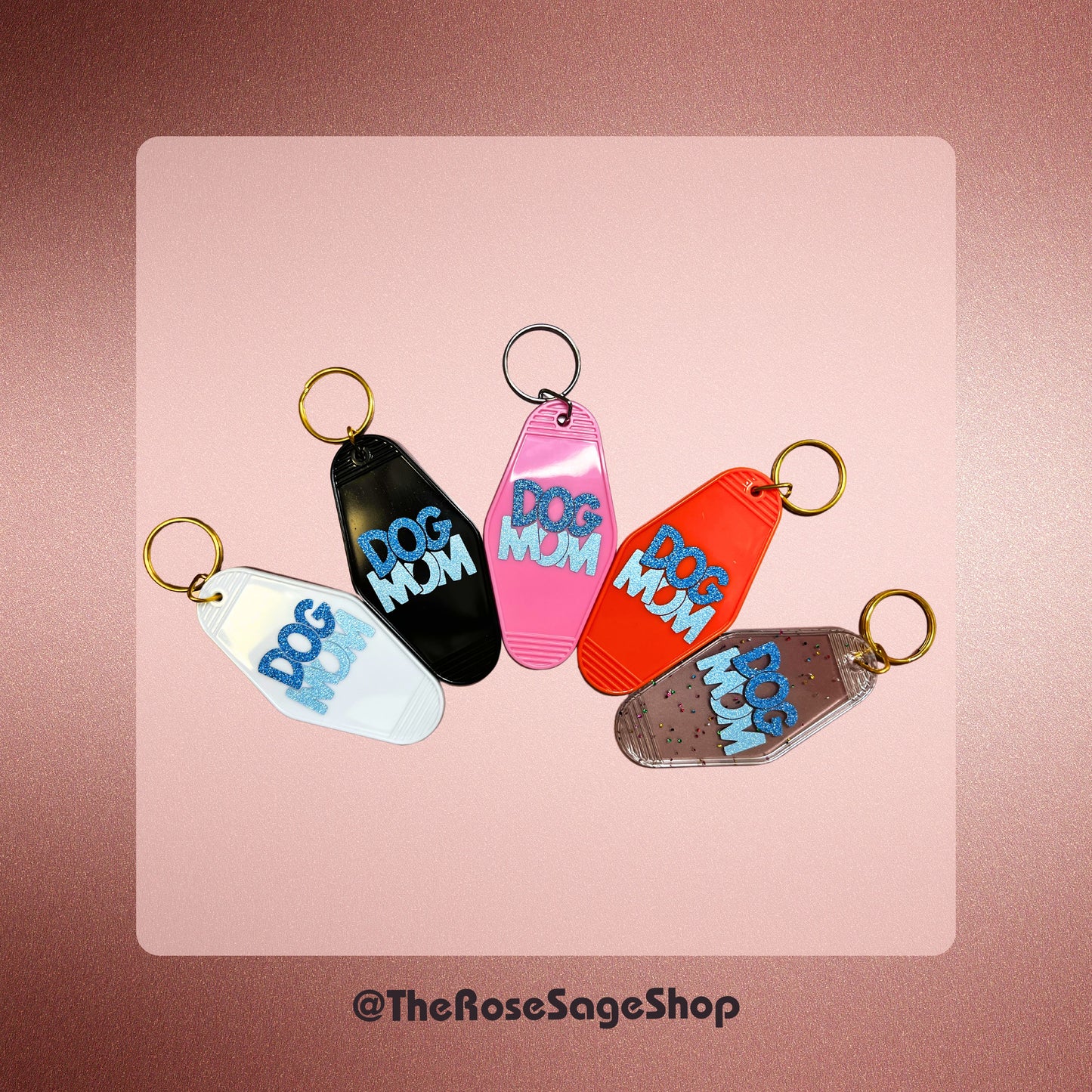 Retro Motel Keychain