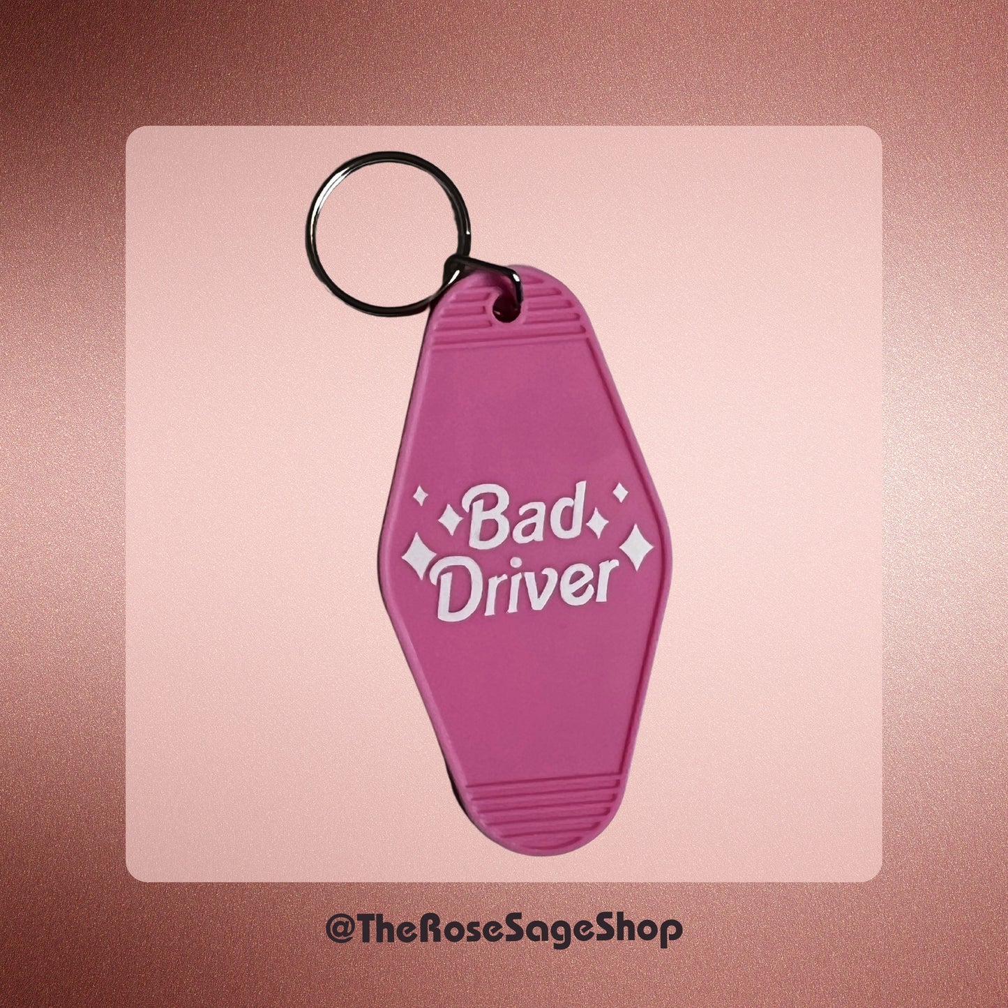 Retro Motel Keychain